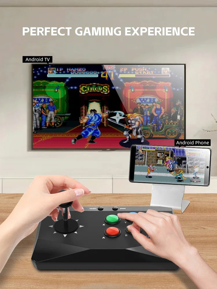 Consola de Videojuegos Arcade Y3 4K, 10000 juegos integrados, con 2 Stick para PS1/FC/GBA