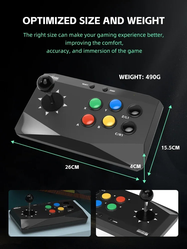 Consola de Videojuegos Arcade Y3 4K, 10000 juegos integrados, con 2 Stick para PS1/FC/GBA