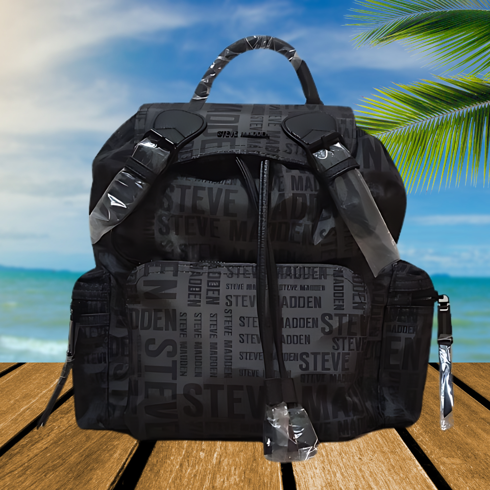 Mochila Steve Madden Original Color Negro Modelo Do328735 Urbana Bsoll DCS Shop