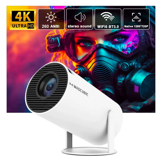 Projector Magcubic HY300 Android 11 260 ANSI Dual WIFI Allwinner H713 BT5.0 1280*720P Home Cinema Outdoor portable HY300 Pro